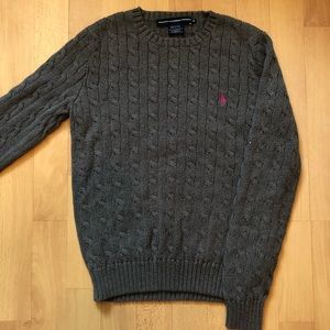 Ralph Lauren Sport Women’s Long Sleeve Knitted Grey Sweater